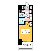 プレサンス鶴舞公園WEST  ｜ 愛知県名古屋市中区千代田２丁目（賃貸マンション1K・6階・21.09㎡） その2