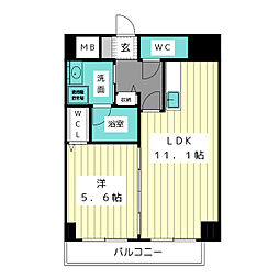 間取図画像 1LDK