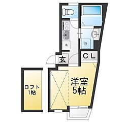 Villacendrillon 1Kの間取図画像