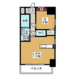 HaleLani千代田 1LDKの間取図画像