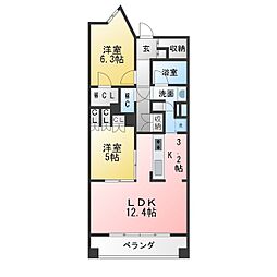 meLiV上前津 2LDKの間取図画像