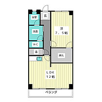 藤ヶ丘サニーハイツ  ｜ 愛知県名古屋市名東区照が丘（賃貸マンション1LDK・1階・57.24㎡） その2