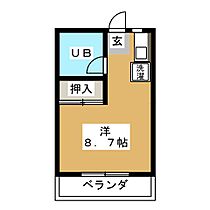 メゾンヤザコ  ｜ 愛知県長久手市岩作南島（賃貸マンション1R・3階・18.29㎡） その2