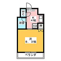 ラ・ウィング青山  ｜ 愛知県長久手市先達（賃貸マンション1K・3階・25.42㎡） その2