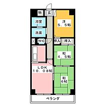 ヒルトップ藤ケ丘  ｜ 愛知県長久手市塚田（賃貸マンション3LDK・5階・63.80㎡） その2