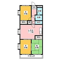 ビバリーヒルズ藤ヶ丘  ｜ 愛知県長久手市塚田（賃貸マンション3LDK・4階・67.00㎡） その2