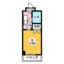 デンマークハイツII  ｜ 愛知県長久手市菖蒲池（賃貸マンション1K・2階・19.80㎡） その2