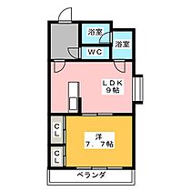 セントアロマ  ｜ 愛知県名古屋市名東区猪子石２丁目（賃貸マンション1LDK・2階・41.50㎡） その2