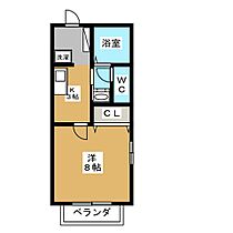 グランディール　A棟  ｜ 愛知県長久手市岩作早稲田（賃貸アパート1K・2階・26.94㎡） その2