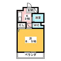 Young　Village2  ｜ 愛知県名古屋市名東区貴船２丁目（賃貸マンション1K・2階・24.94㎡） その2