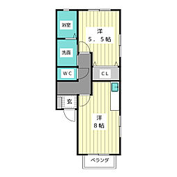間取図画像 1LDK