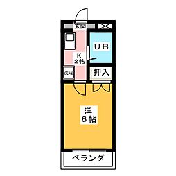 間取図画像 1K