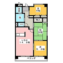 エルグランデ豊が丘 3LDKの間取図画像