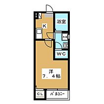 クレフラスト喜多山駅前A棟  ｜ 愛知県名古屋市守山区茶臼前（賃貸アパート1K・1階・23.17㎡） その2