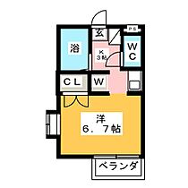 メゾンド喜多山  ｜ 愛知県名古屋市守山区茶臼前（賃貸マンション1R・2階・21.60㎡） その2