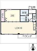 ハウス北屋敷 102 ｜ 愛知県名古屋市守山区小幡中３丁目26番地10（賃貸マンション1LDK・2階・43.74㎡） その1