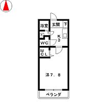 ベラーノ  ｜ 愛知県名古屋市守山区喜多山南（賃貸アパート1K・2階・25.68㎡） その2