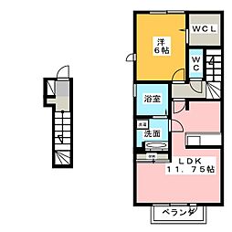 コモンセージ 1LDKの間取図画像
