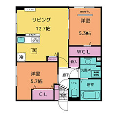 物件の間取り