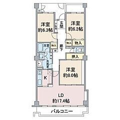 物件の間取り