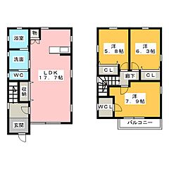 物件の間取り