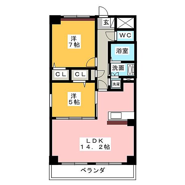 ポラリス左京山 ｜愛知県名古屋市緑区左京山(賃貸マンション2LDK・3階・60.00㎡)の写真 その2