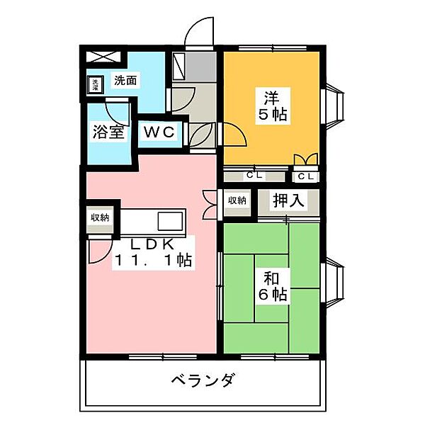 リバーヒルズ大高 ｜愛知県名古屋市緑区文久山(賃貸マンション2LDK・1階・49.50㎡)の写真 その2