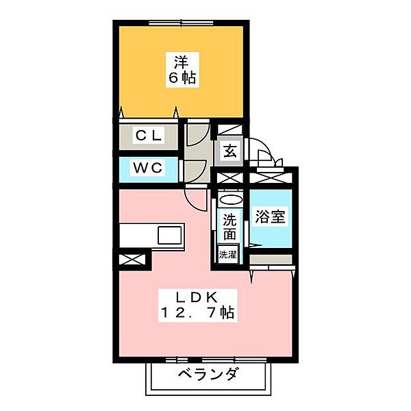 シャルマン ｜愛知県名古屋市緑区清水山１丁目(賃貸アパート1LDK・3階・44.33㎡)の写真 その2