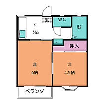 グリーンホーム利  ｜ 愛知県名古屋市緑区相原郷１丁目（賃貸アパート2K・1階・29.81㎡） その2