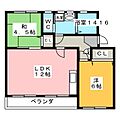 なるみグリーンコーポ4号棟3階6.5万円