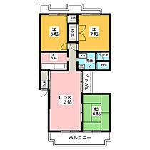 グリーンヒル若田  ｜ 愛知県名古屋市緑区若田１丁目（賃貸マンション3LDK・2階・78.00㎡） その2