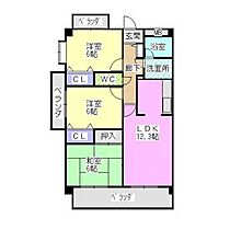 スカイコート21  ｜ 愛知県名古屋市緑区姥子山２丁目（賃貸マンション3LDK・4階・70.17㎡） その2