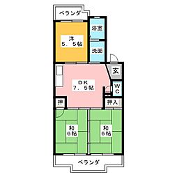 間取図画像 3DK