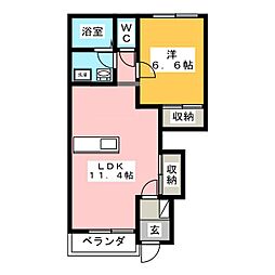 間取図画像 1LDK