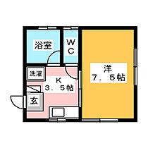 クレセントIII  ｜ 愛知県名古屋市港区春田野１丁目（賃貸アパート1K・2階・24.30㎡） その2