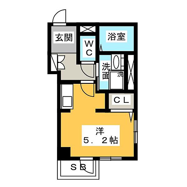 メゾン・ド・フォー・ユー ｜愛知県名古屋市熱田区三番町(賃貸マンション1R・2階・24.19㎡)の写真 その2