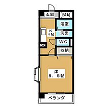 ベイシティ桔梗V  ｜ 愛知県名古屋市港区本宮新町（賃貸マンション1K・4階・30.57㎡） その2