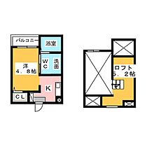 CREA遠若  ｜ 愛知県名古屋市港区遠若町１丁目（賃貸アパート1R・1階・19.87㎡） その2