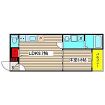 クオーレ 302 ｜ 愛知県名古屋市熱田区五番町1411(地番)（賃貸アパート1LDK・3階・29.12㎡） その2