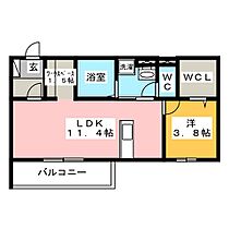 Ｌａｖａｎｄｅ  ｜ 愛知県名古屋市港区寛政町５丁目（賃貸アパート1LDK・3階・41.85㎡） その2