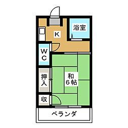 間取図画像 1K