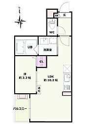 間取図画像 1LDK