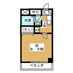 AVENIR 1Kの間取図画像