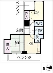 間取図画像 2DK