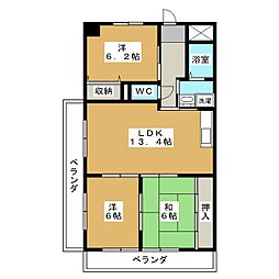 みず貴 3LDKの間取図画像
