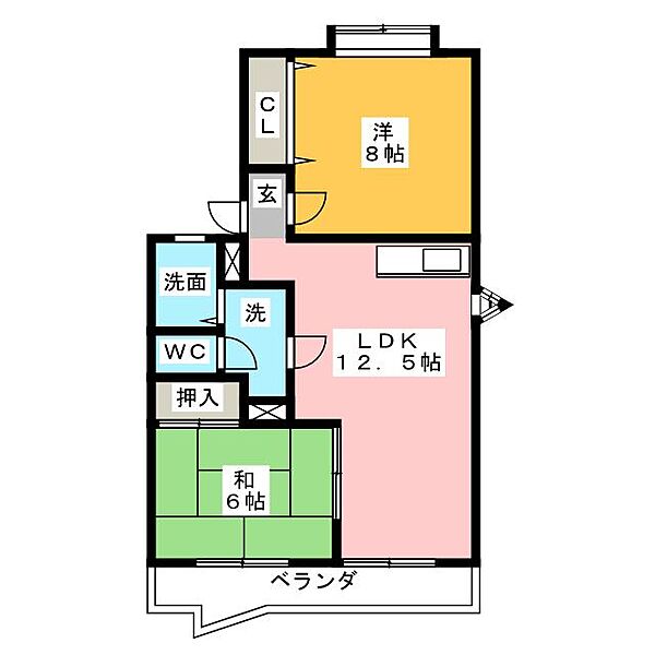 ＥＺヒルズ ｜愛知県名古屋市名東区平和が丘５丁目(賃貸マンション2LDK・2階・55.80㎡)の写真 その2