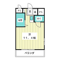 プラザタマ  ｜ 愛知県名古屋市名東区一社２丁目（賃貸マンション1R・4階・23.40㎡） その2