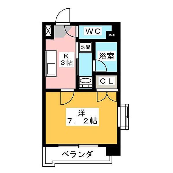 イースタンヒルズ一社 ｜愛知県名古屋市名東区高社１丁目(賃貸マンション1K・4階・24.70㎡)の写真 その2