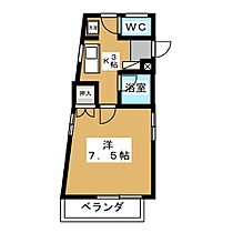 シャンローゼ星ヶ丘  ｜ 愛知県名古屋市千種区星が丘山手（賃貸マンション1K・2階・25.00㎡） その2