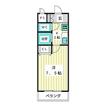 イーストウイングIII  ｜ 愛知県名古屋市名東区上社２丁目（賃貸マンション1K・1階・23.00㎡） その2